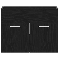 vidaXL Bathroom Sink Cabinet Black Oak 60x38.5x46 cm Engineered Wood 6