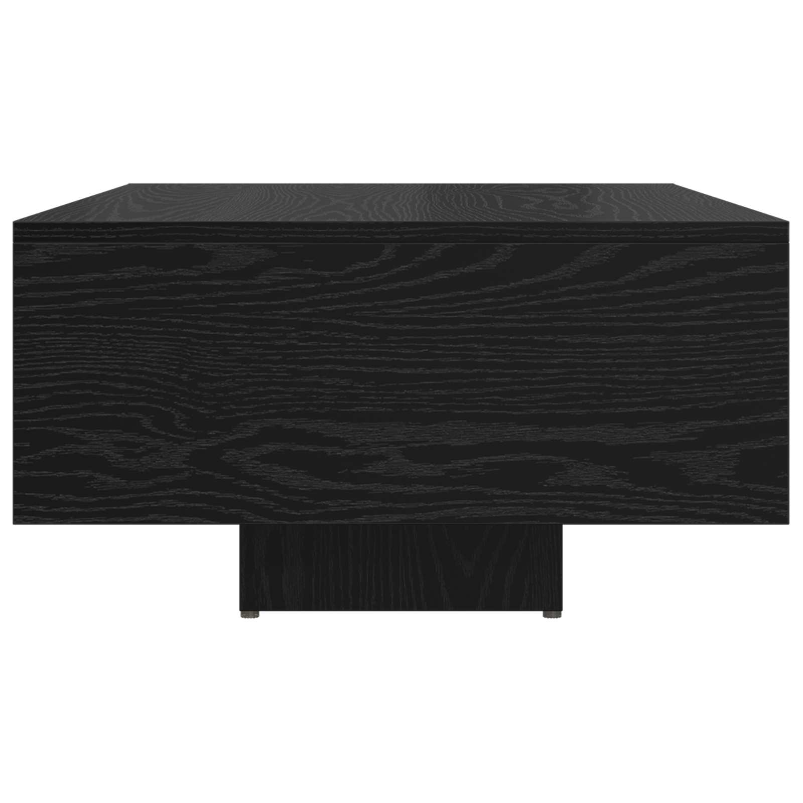 vidaXL Coffee Table Black Oak 85 x 55 x 31 cm 5