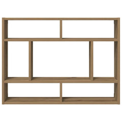 vidaXL Wall Shelf Artisan Oak 75x16x55 cm Engineered Wood 5