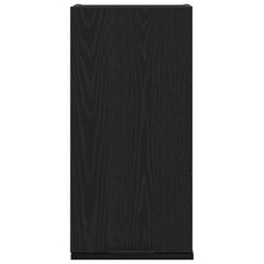 vidaXL Wall-mounted Cabinet Black Oak 32x20x67 cm Engineered Wood 6