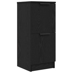 vidaXL Sideboard Black Oak 30 x 30 x 70 cm Engineered Wood 2