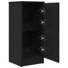 vidaXL Sideboard Black Oak 30 x 30 x 70 cm Engineered Wood 5