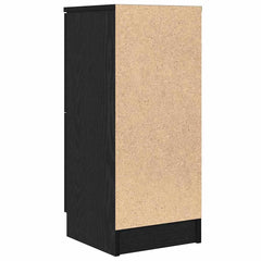 vidaXL Sideboard Black Oak 30 x 30 x 70 cm Engineered Wood 6