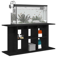 vidaXL Aquarium Stand Black Oak 120x40x60 cm Engineered Wood 4