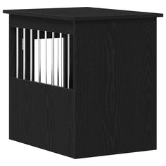 Dog Crate Furniture 45x62x59 cm Engineered Wood Black oak