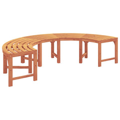 vidaXL Tree Bench 4 -Seater 210 x 80 x 45 cm Solid Eucalyptus Wood 6