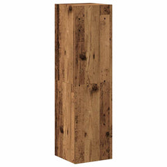 vidaXL 4 Piece Wall-mounted TV Cabinet Set Old Wood Engineered Wood 4
