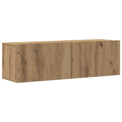 vidaXL 7 Piece TV Cabinet Set Wall-mounted Artisan Oak Engineered Wood 4
