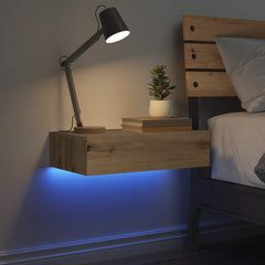 vidaXL Bedside Cabinet Artisan Oak 60x35 cm Engineered Wood 4
