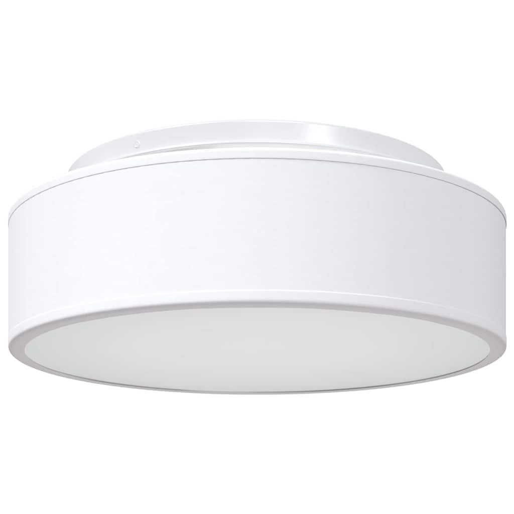 vidaXL Ceiling Lamp with Spotlights White 38 x 38 x 13.5 cm Fabric 2