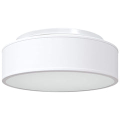vidaXL Ceiling Lamp with Spotlights White 38 x 38 x 13.5 cm Fabric 2