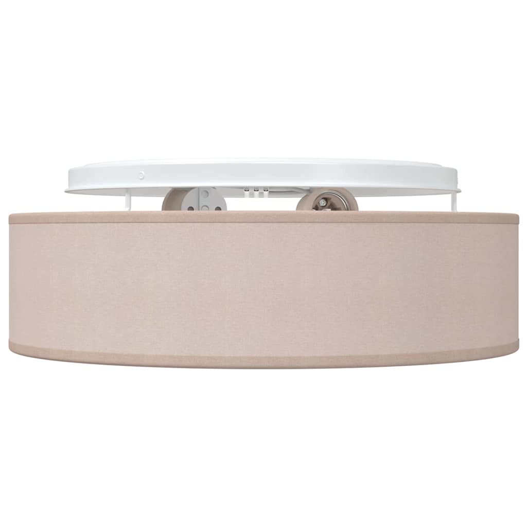 vidaXL Ceiling Lamp with Spotlights Taupe 38 x 38 x 13.5 cm Fabric 5