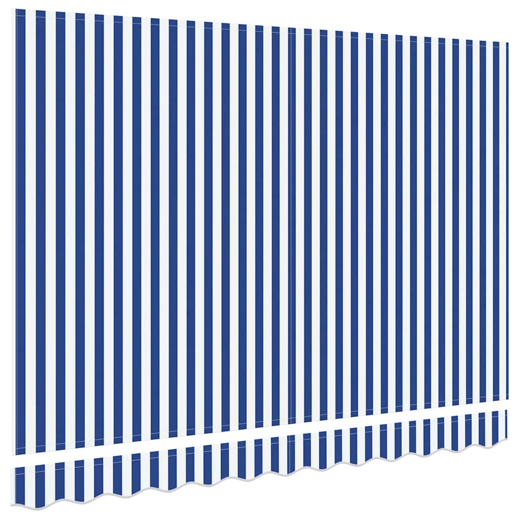 vidaXL Awning Canopy Replacement for 3.5x2 m Blue & White Stripe 4