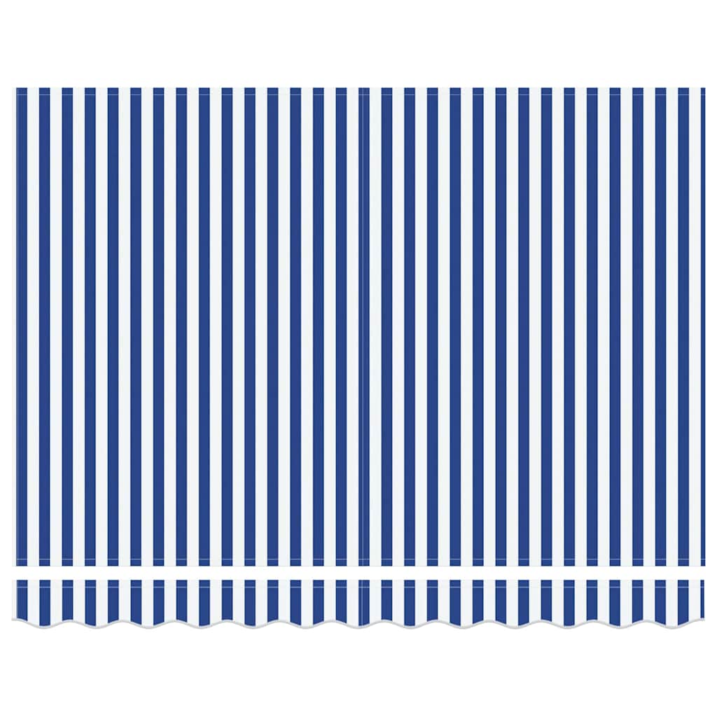 vidaXL Awning Canopy Replacement for 3.5x2 m Blue & White Stripe 5
