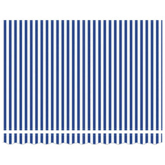 vidaXL Awning Canopy Replacement for 3.5x2 m Blue & White Stripe 5