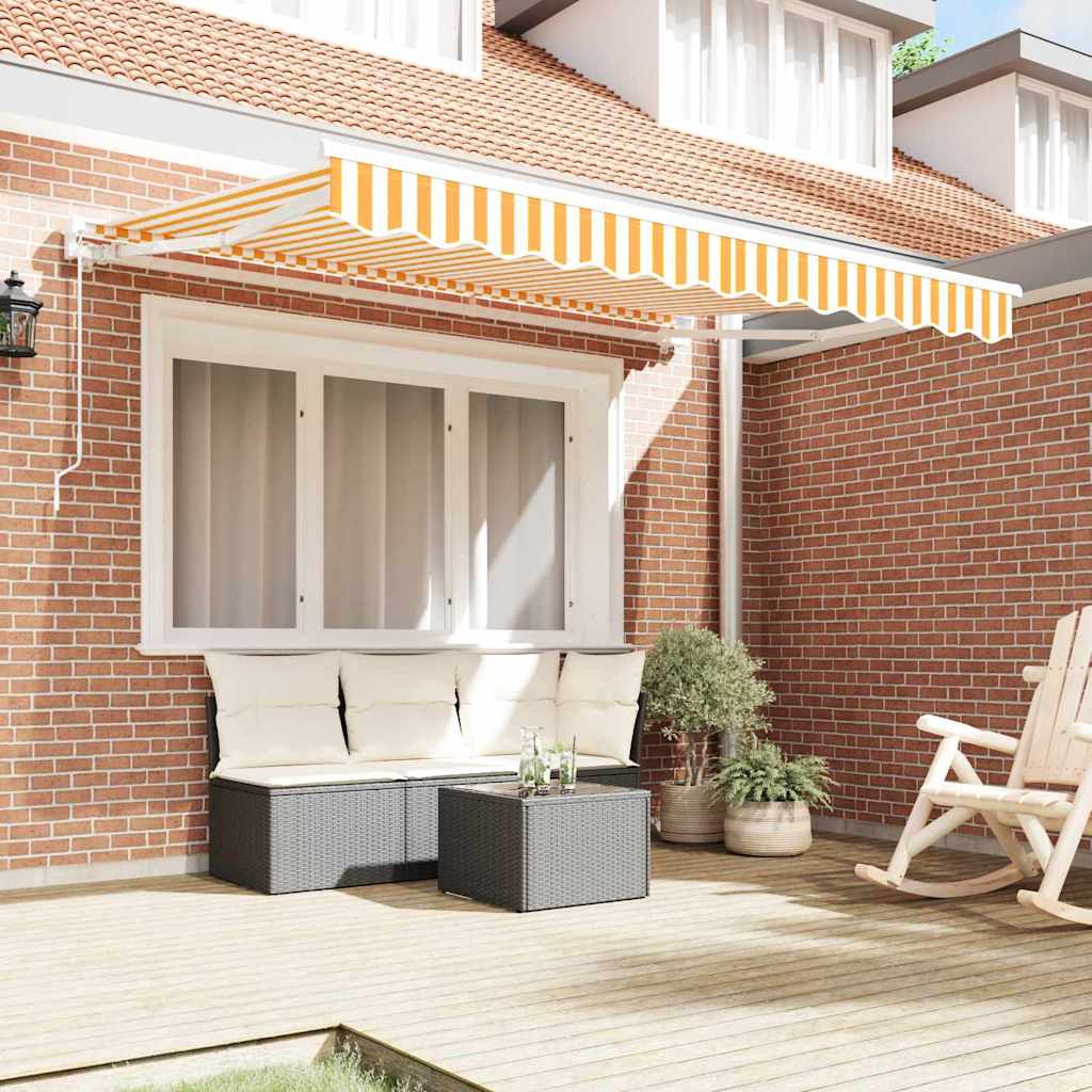 vidaXL Awning Canopy Replacement for 3x2 m Yellow & White Stripe 3