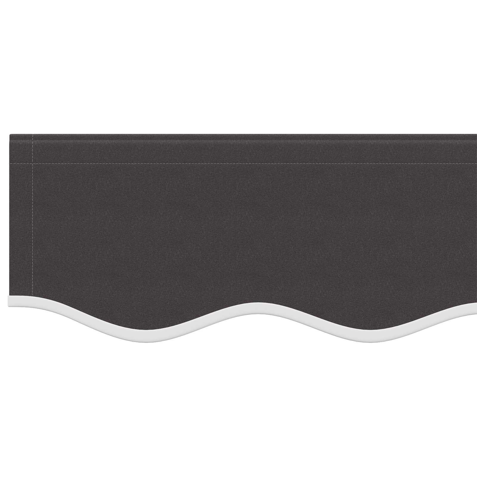vidaXL Awning Canopy Replacement for 2.5x2 m Anthracite Polyester 5