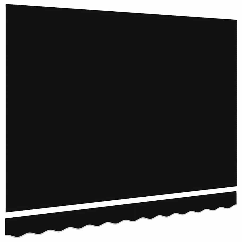 vidaXL Awning Canopy Replacement for 3x2.5 m Black Polyester 4
