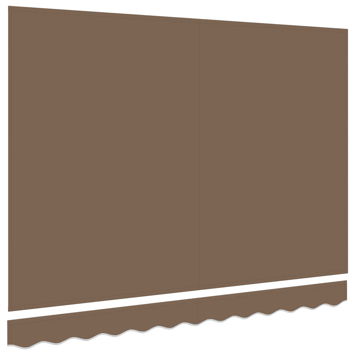 Awning Canopy Replacement for 3.5x2 m Polyester Drop 2 m Width 3.5 m Beige