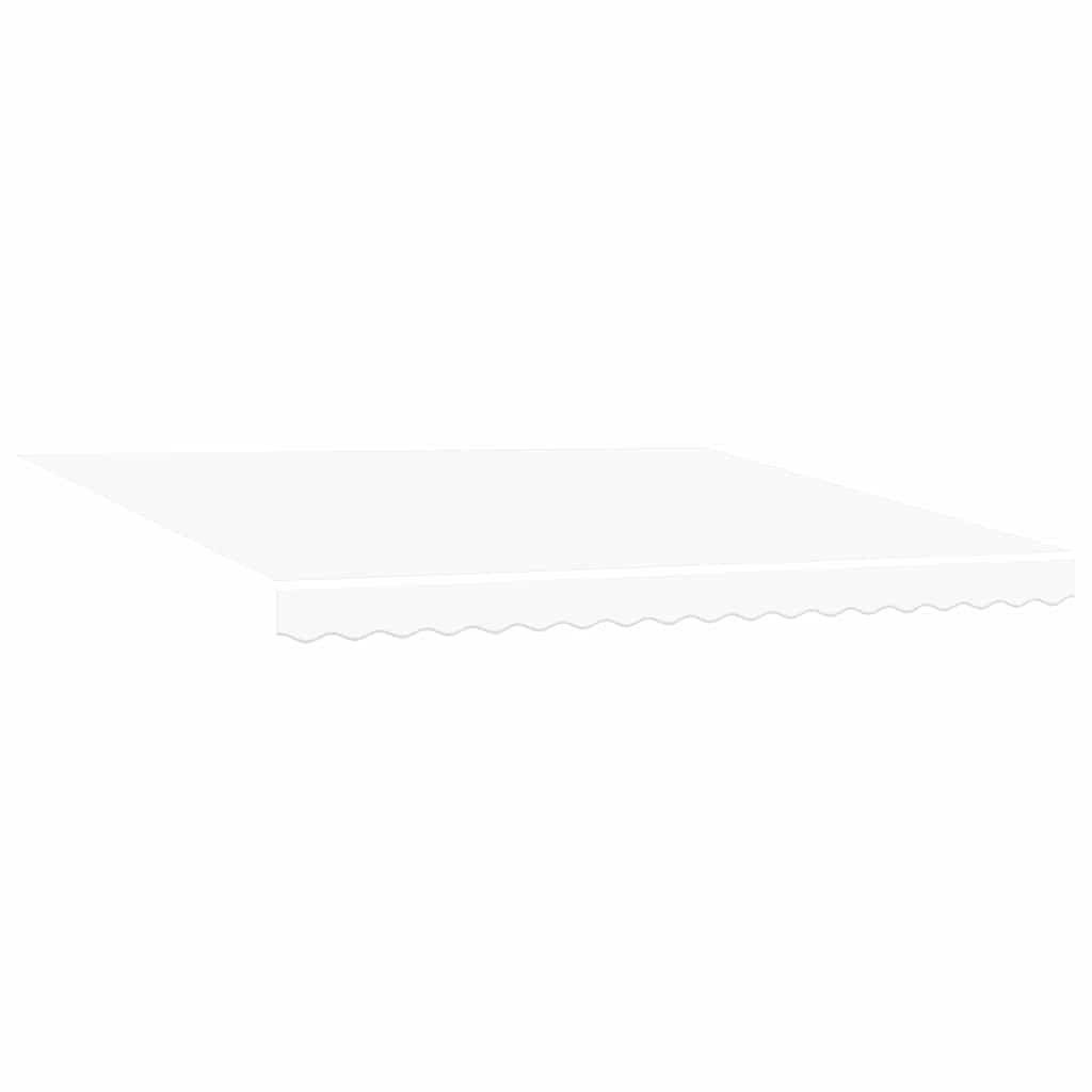 vidaXL Awning Replacement Fabric White 380 x 345 cm Polyester 2