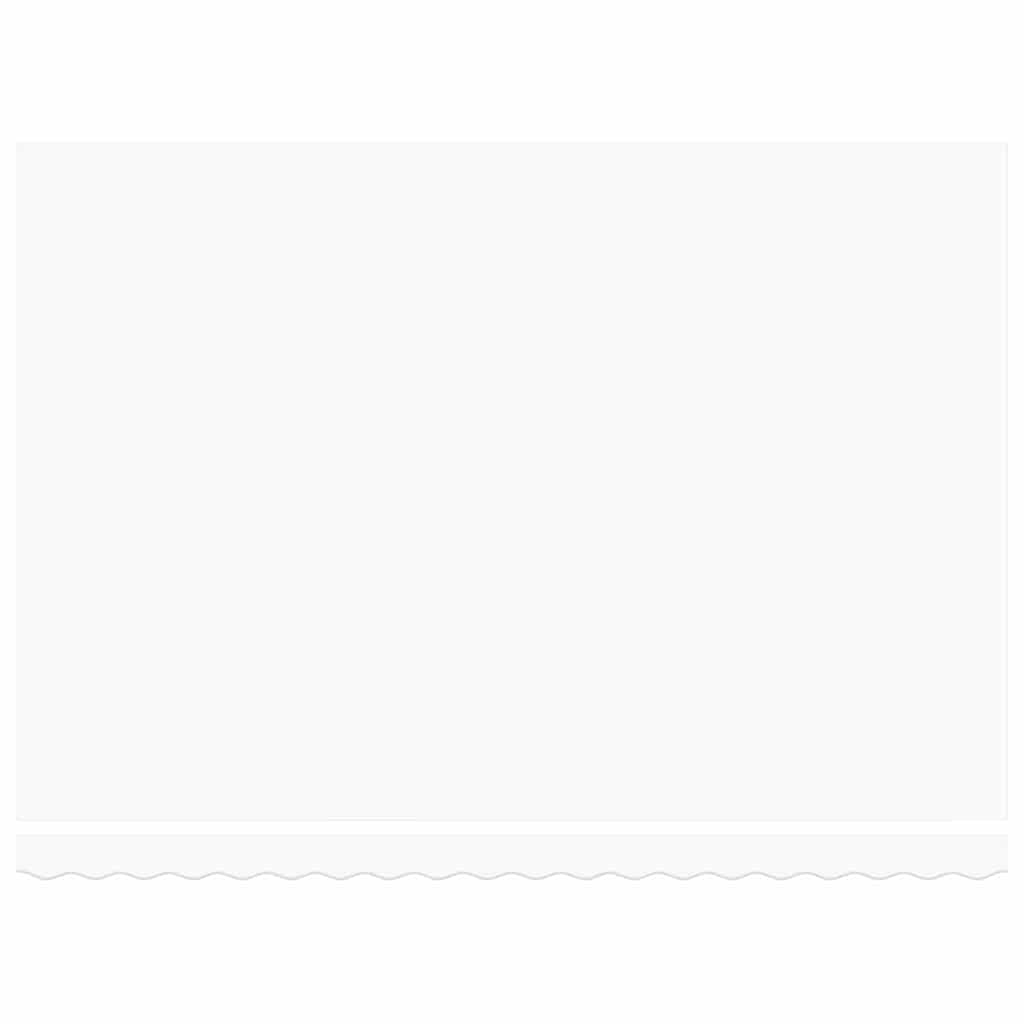vidaXL Awning Replacement Fabric White 430 x 345 cm Polyester 5