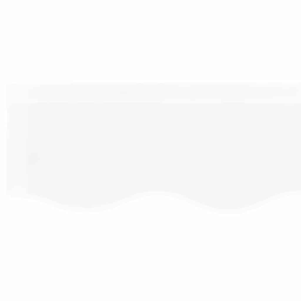 vidaXL Awning Replacement Fabric White 580 x 295 cm Polyester 6