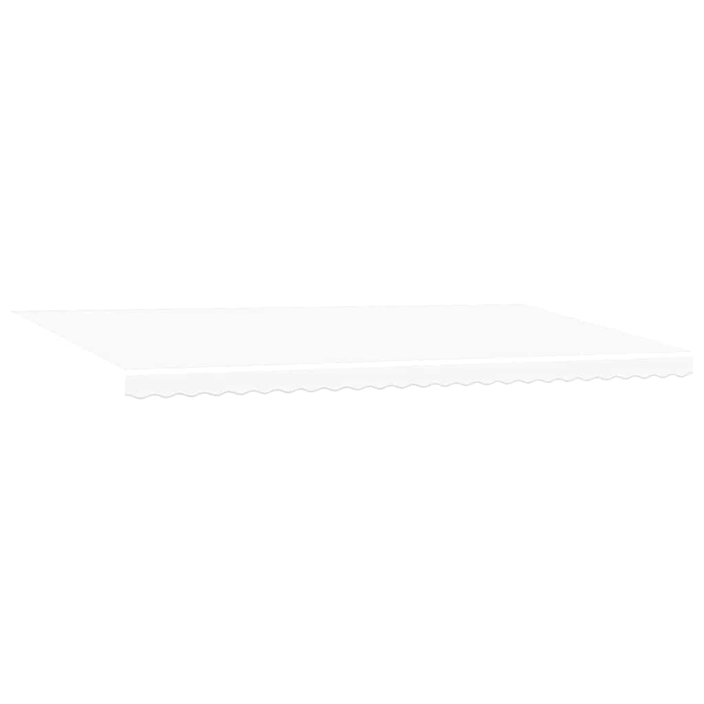 vidaXL Awning Replacement Fabric White 580 x 295 cm Polyester 2