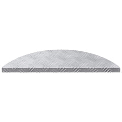 vidaXL Stair Tread 5 pcs 60 x 18 x 2.5 cm Silver Aluminium Crescent 3