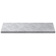 vidaXL Stair Tread 5 pcs 60 x 18 x 2.5 cm Silver Aluminium Rectangular 2