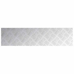 vidaXL Stair Tread 4 pcs 80 x 20 cm Silver Aluminium Rectangular 5