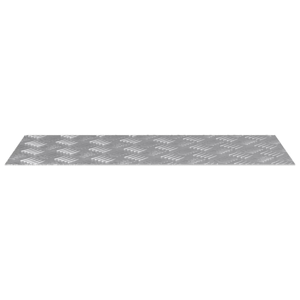 vidaXL Stair Tread 4 pcs 70 x 30 cm Silver Aluminium Rectangular 4