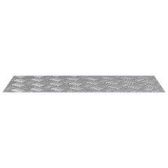 vidaXL Stair Tread 4 pcs 70 x 30 cm Silver Aluminium Rectangular 4