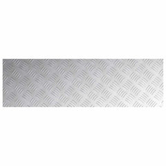 vidaXL Stair Tread 4 pcs 100 x 30 cm Silver Aluminium Rectangular 5