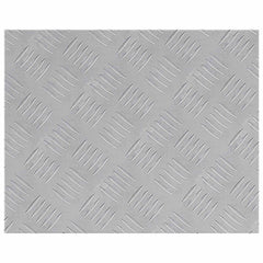 vidaXL Stair Tread 4 pcs 50 x 40 cm Silver Aluminium Rectangular 5