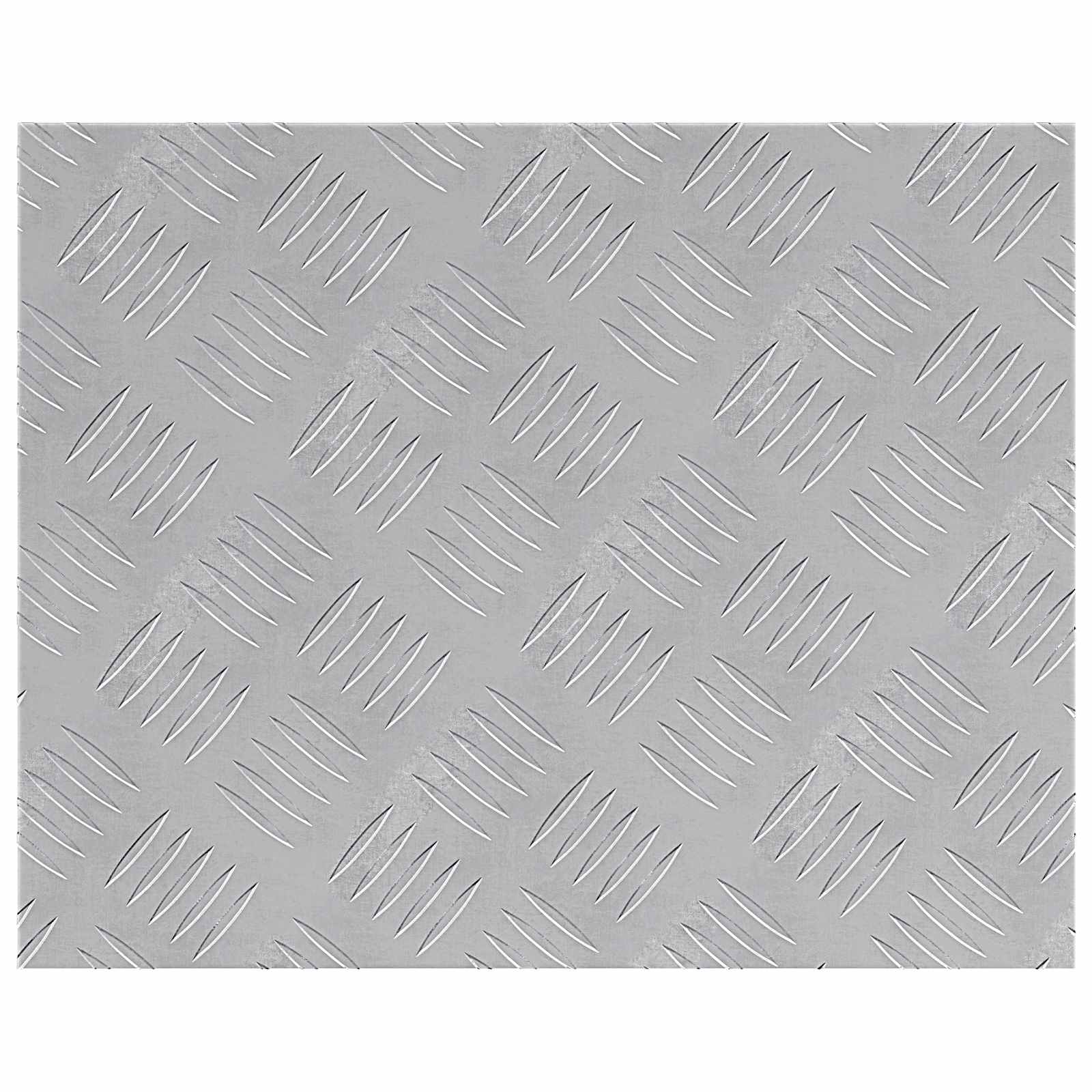 vidaXL Stair Tread 4 pcs 50 x 40 cm Silver Aluminium Rectangular 5