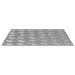 vidaXL Stair Tread 4 pcs 50 x 50 cm Silver Aluminium Square 4