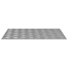 vidaXL Stair Tread 4 pcs 70 x 50 cm Silver Aluminium Rectangular 4