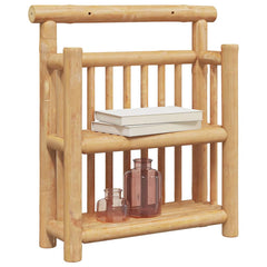 vidaXL Wall Shelf Wall-Mounted Natural 40 x 13 x 44 cm Bamboo 3