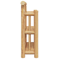 vidaXL Wall Shelf Wall-Mounted Natural 40 x 13 x 44 cm Bamboo 6