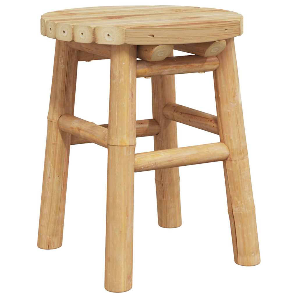vidaXL Stool Bamboo Natural 30 x 30 x 36 cm Bamboo 5