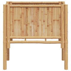 Raised Bed Brown 70 x 35 x Bamboo 70 cm