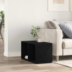 vidaXL LP Storage Box Black Oak 71x34x36 cm Engineered Wood 3