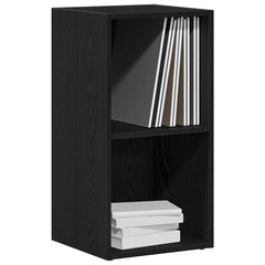 vidaXL LP Storage Box Black Oak 71x34x36 cm Engineered Wood 4