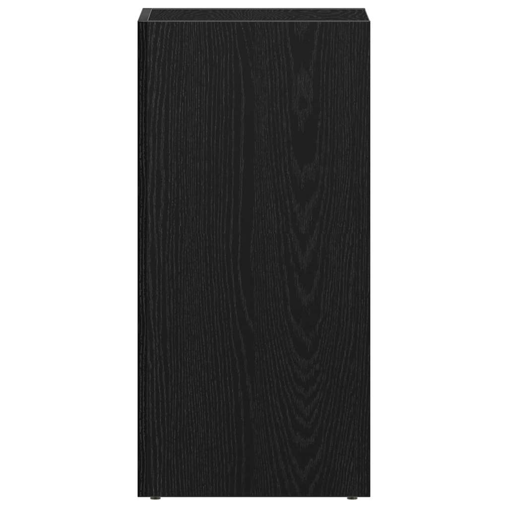 vidaXL LP Storage Box Black Oak 71x34x36 cm Engineered Wood 6