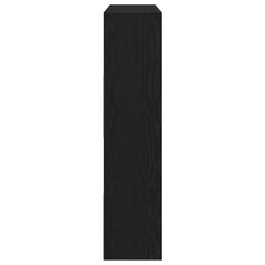 vidaXL Book Cabinet/Room Divider Black Oak 105x24x102 cm 6