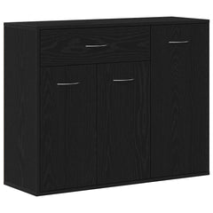 vidaXL Sideboard Black Oak 88x30x70 cm Engineered Wood 2
