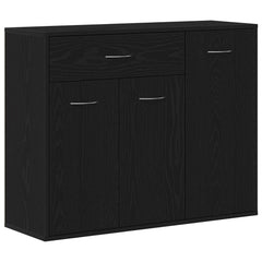 vidaXL Sideboard Black Oak 88x30x70 cm Engineered Wood 4