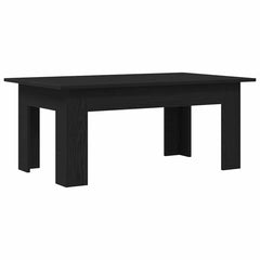vidaXL Coffee Table Black Oak 100 x 60 x 42 cm Engineered Wood 2