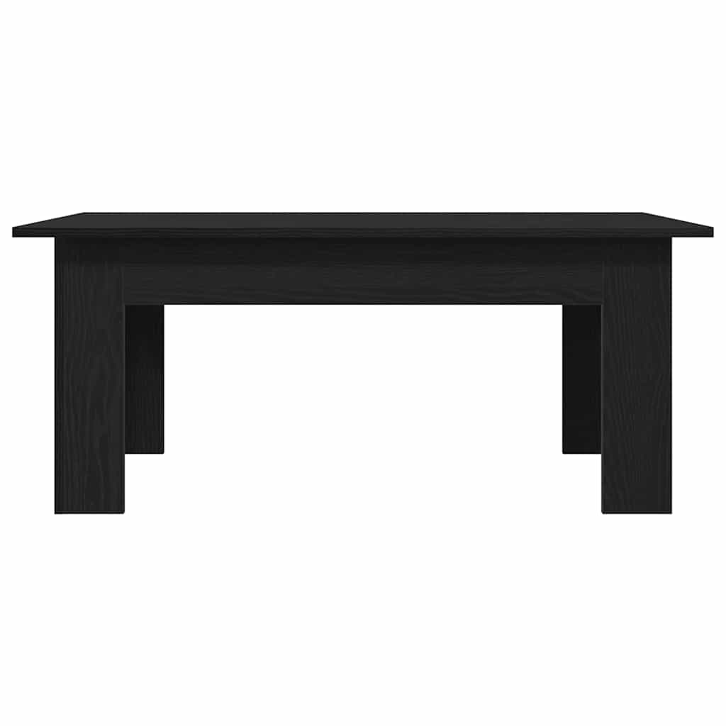 vidaXL Coffee Table Black Oak 100 x 60 x 42 cm Engineered Wood 6
