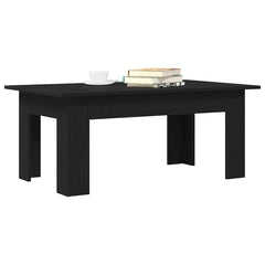 vidaXL Coffee Table Black Oak 100 x 60 x 42 cm Engineered Wood 3